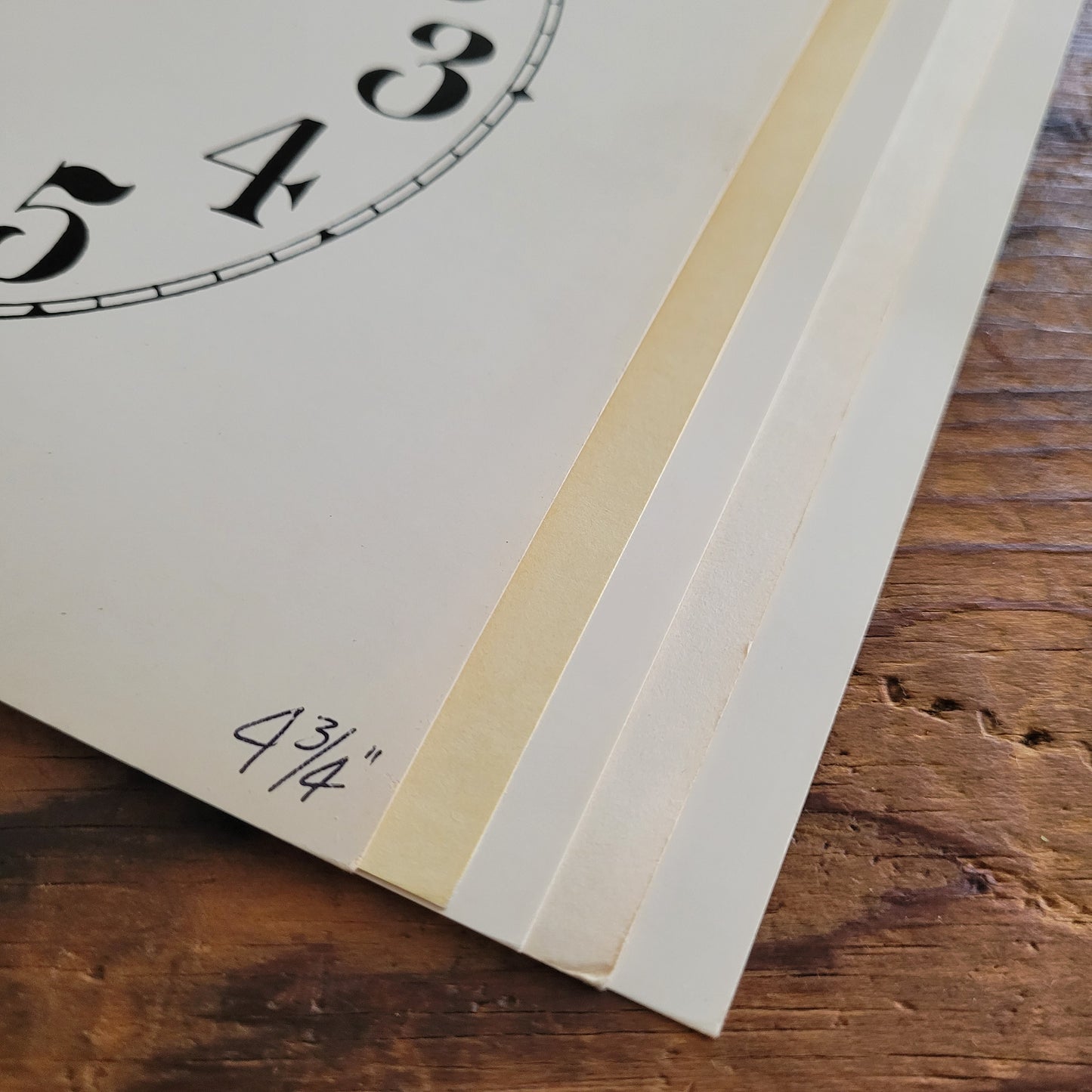 Vintage Paper Clock Faces (set C)