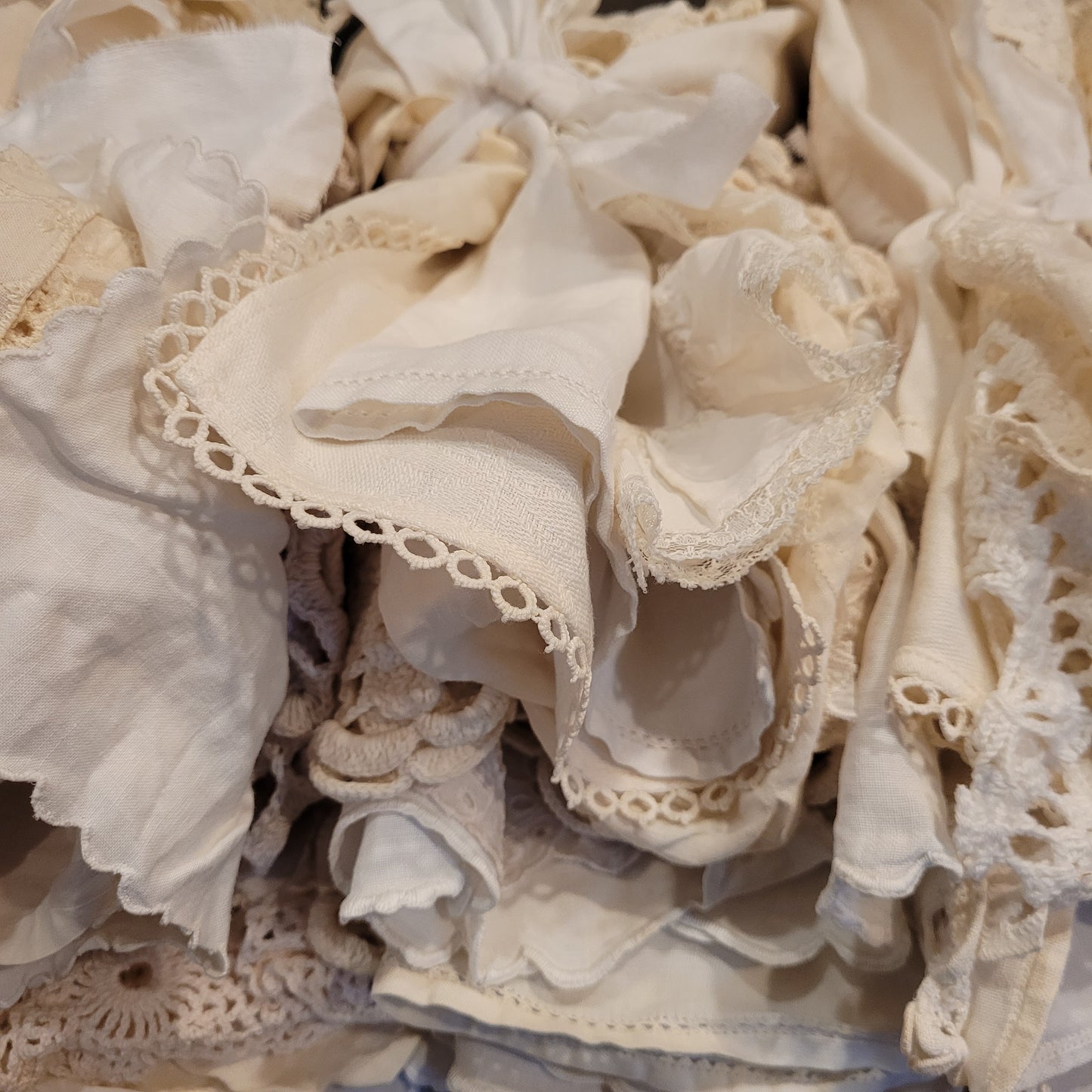 Tattered Creams and Whites Bundle