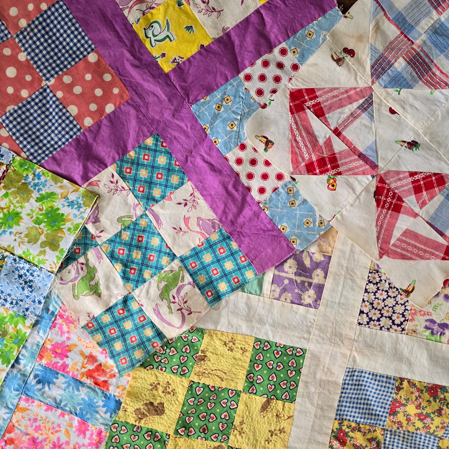 Vintage Quilt Square Bundle