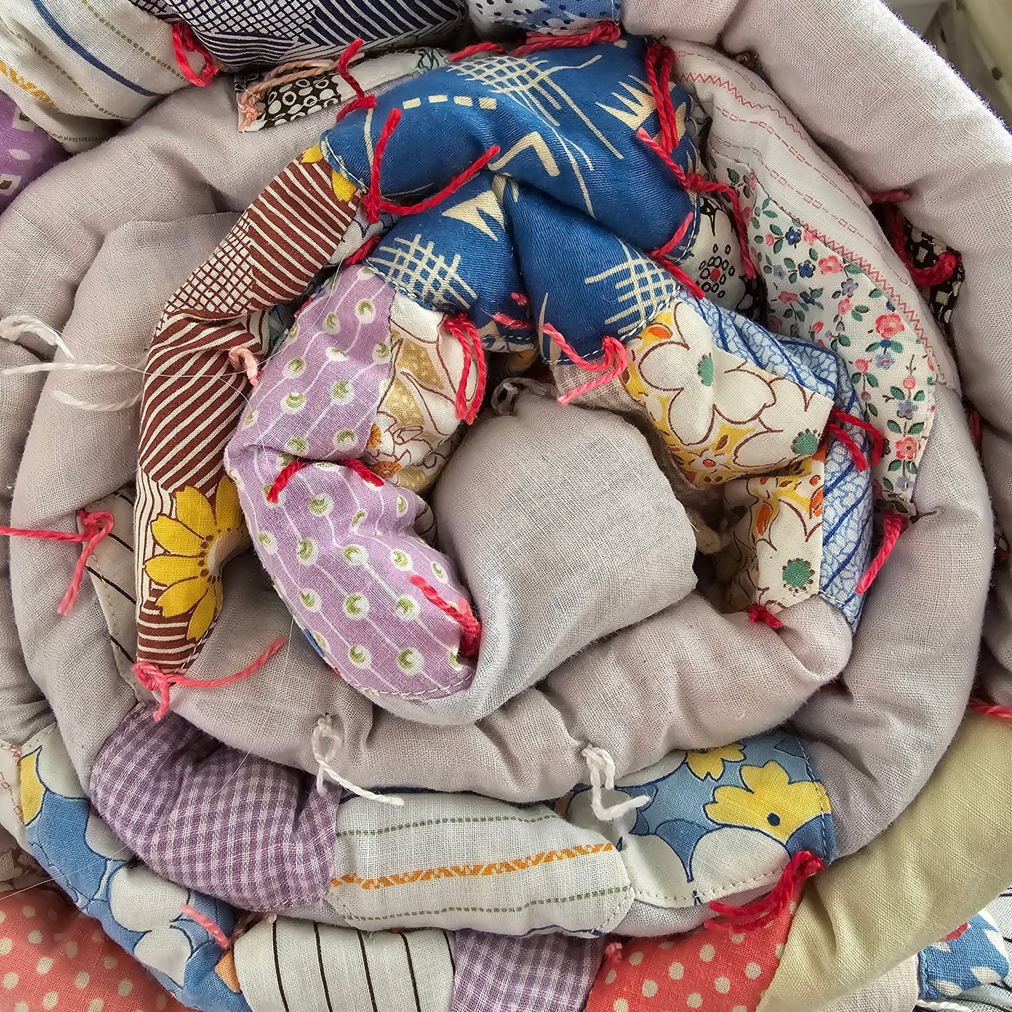 Vintage Dresden Quilt Piece