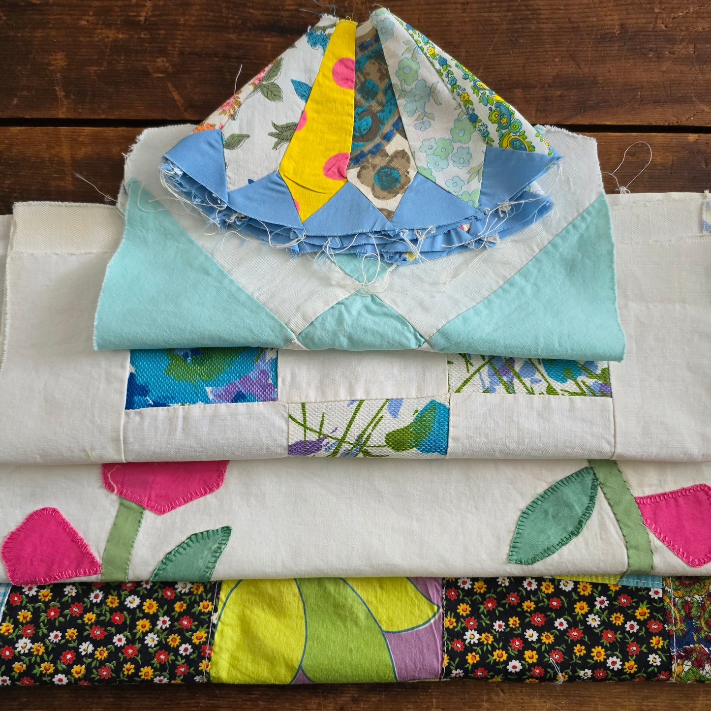 Vintage Quilt Square Bundle